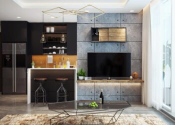 Có nên thiết kế phòng khách kết hợp bếp cho nhà nhỏ